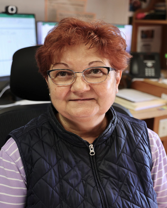 This is a head shot of Maria Balota. 